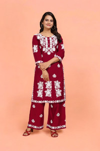 VAANSH CREATION Women Kurti Palazzo Set