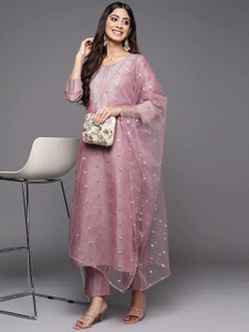 DISHWA FASHION Women Kurta Pant Dupatta Set