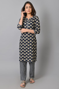 P3D Creations Women Kurti Pant Set