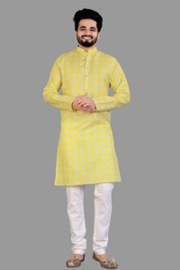 CELLUX Men Kurta Pyjama Set