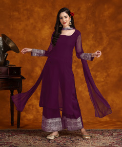 Youthnic Women Kurta Palazzo Dupatta Set