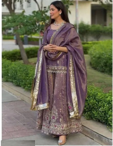 HouseOfCommon Women Kurta Sharara Dupatta Set