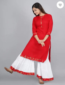 SUBH LAXMI Women Kurti Palazzo Set