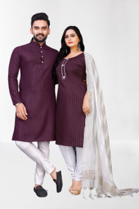 अक्षत क्रिएशन महिलाओं के लिए कुर्ता, पायजामा & दुपट्टा सेट