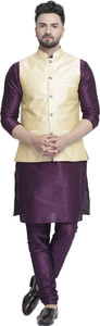 B BEN Men Kurta Pyjama Ethnic Jacket Set