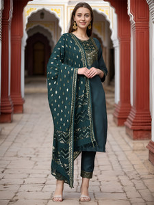 Ziva Fashion Women Kurta Pant Dupatta Set