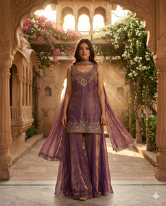NOORBYNIDHI Women Kurta Palazzo Dupatta Set - Image 6