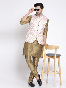 TS Lifestyle Men Kurta Churidar Ethnic Jacket Set