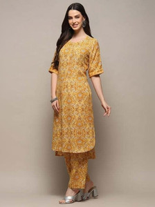 BIBA Women Kurta Palazzo Set