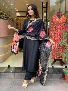 NARI DREAM Women Kurta Pant Dupatta Set