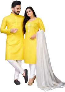 TOPATTIRE Women Kurta Pant Dupatta Set