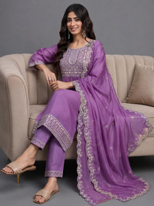 RHET Women Kurta Pant Dupatta Set - Image 6
