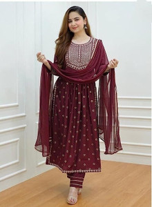 Arpiyan Women Kurta Pant Dupatta Set