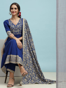 Bunai Dhaga Women Kurta Palazzo Dupatta Set