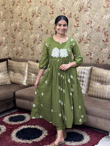 Gunny Textile Women Bandhani Ethnic Dress Kurta