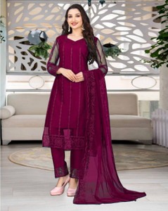 ROKKLIKE Women Kurta Pant Dupatta Set