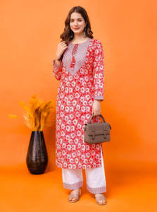 Tibra Attire Women Kurti Pant Dupatta Set