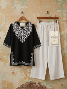 Zayrang Ethinic Set Women Kurti Palazzo Set - Image 6
