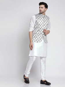 TS Lifestyle Men Kurta Pyjama Ethnic Jacket Set