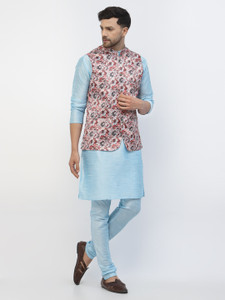 TS Lifestyle Men Kurta Churidar Ethnic Jacket Set