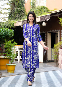 Dhibha Women Kurta Palazzo Set