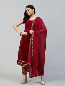 Skylee Women Kurta Pant Dupatta Set