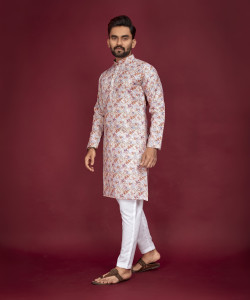 CELLUX Men Kurta Pyjama Set