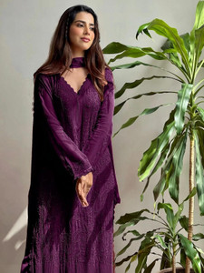 Shanaya Embroidered Kurta, Trouser/Pant & Dupatta Set