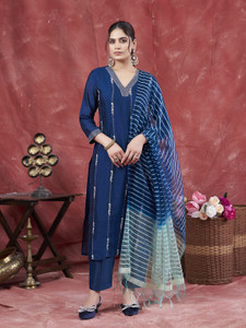 MOKOSH Women Kurta Pant Dupatta Set