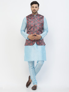 TS Lifestyle Men Kurta Churidar Ethnic Jacket Set