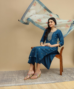 MOKOSH Women Kurta Pant Dupatta Set