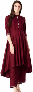 VASTRAM Women Kurta Palazzo Set