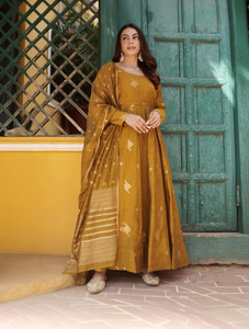 LIBAS Women Kurta Palazzo Dupatta Set