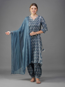 METRO-FASHION Women Kurta Pant Dupatta Set