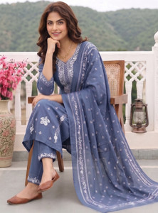 Fab Empire Women Kurta Salwar Dupatta Set - Image 6