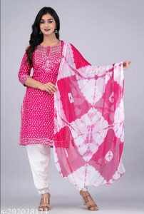 Sheeba Creation Women Kurta Pant Dupatta Set