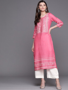 BIBA Women Kurta Palazzo Set