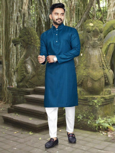 CELLUX Men Kurta Pyjama Set