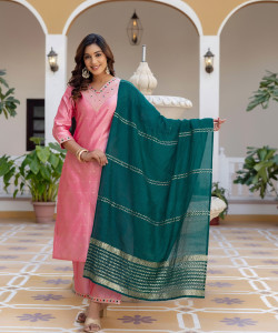 Skylee Women Kurta Pant Dupatta Set