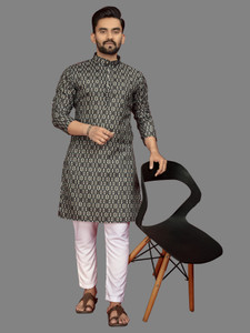 CELLUX Men Kurta Pyjama Set