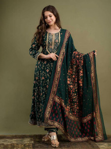Dhibha Women Kurta Pant Dupatta Set