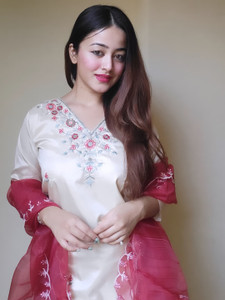 VredeVogel Women Kurta Pant Dupatta Set