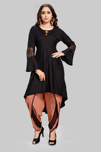 Rebikatrendz Women Kurti Dhoti Pant Set
