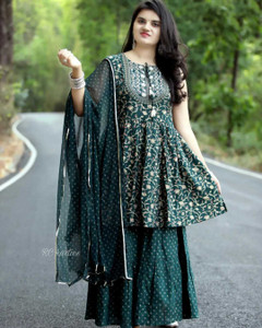 etima Women Kurta Sharara Dupatta Set
