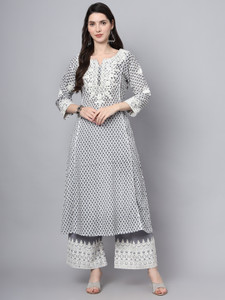 DIVENA Women Kurta Palazzo Set