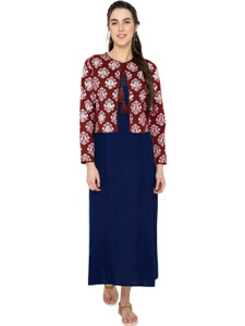 SHASHVI Women Kurta Ethnic Jacket Set