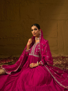 Indo Era Women Kurta Pant Dupatta Set