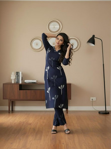 Dhibha Women Kurti Pant Set