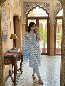 kaicee Women Kurta Pant Dupatta Set - Image 6