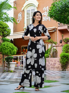 Dhibha Women Kurti Pant Set